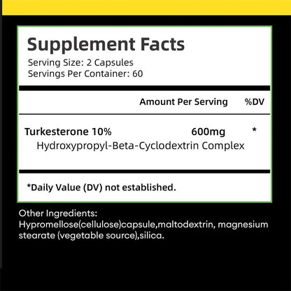 Turkesterone Capsules - Verdant Bros