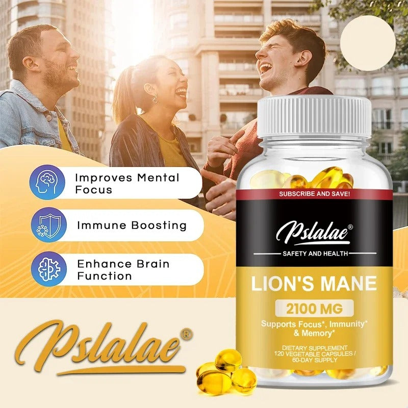 Lion's Mane Mushroom Capsules - Verdant Bros