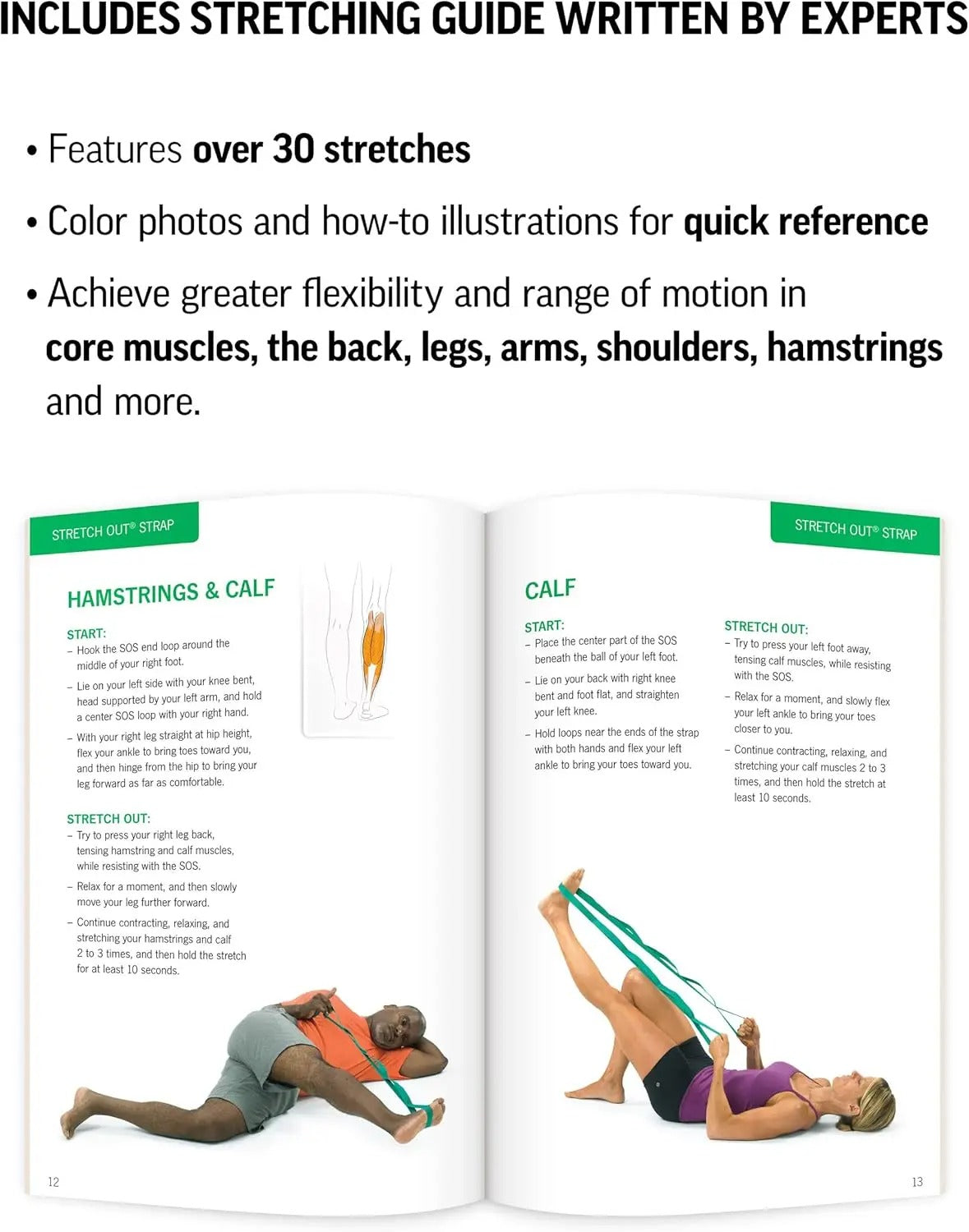 Stretching Strap + Exercise Book