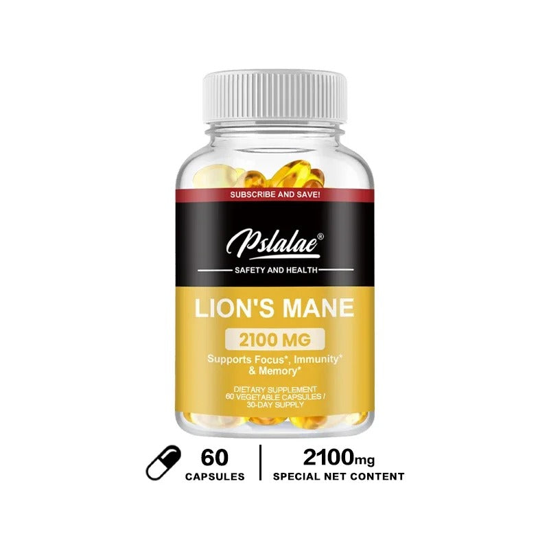 Lion's Mane Mushroom Capsules - Verdant Bros