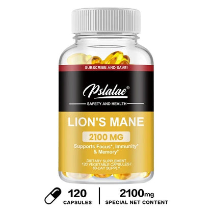 Lion's Mane Mushroom Capsules - Verdant Bros